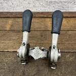 Vintage Campagnolo Record Downtube Friction Shifters Clamp Road Covers. Fixed Price $44.54.