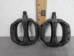 Mongoose LU-P3 Nos Bicycle Pedals Vintage Black Mtb Bmx Reflectors. Fixed Price $19.99.