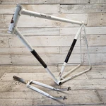 1970S White Vintage Raleigh Grand Prix Frameset 60CM Fork. Fixed Price $99.97.