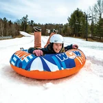 Wow Sports Pow! 1- 2-PERSON Giant Fast Snow Tube With Inflation. Fixed Price $81.80.