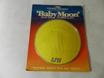 Vintage Bicycle PART-1982 Uni-bmx Enterprises "baby Moon" Rear # Plate. Fixed Price $75.00.