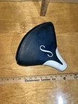 Vintage Schwinn Logo Mesinger Seat Saddle Violet Purple Beehive Springs 1960S. Fixed Price $35.00.