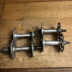 Lot Of Normandy High Flange Front Hubs (4) 36 100 Mm Old France 70S 80S Road. Fixed Price $44.99.