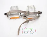 Vintage Sugino PD-1000 PD1000 Road Bike Pedals And Straps Japan. Fixed Price $59.99.
