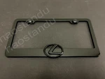 1XBLACKLEXUSLOGO 3D Emblem Badge Stainless License Plate Frame Rust Free. Fixed Price $22.96.