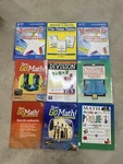 9 Set Math Resource Books Bundle Great For Teachers Homeschool. Fixed Price $22.49.