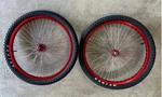Weinmann Bmx Wheel Set 20 Inch With Hubs And Tioga Tires. Fixed Price $300.00.