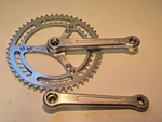 Campagnolo Gran Sport 3 Arm Steel Crankset 52/42 170MM. Fixed Price $175.00.