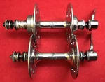 Vintage Campagnolo Nuovo Tipo Lrg. Flange Hubs 36 Hole ( Italian 35X24 ) 100/122. Fixed Price $125.00.