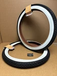 Cst 20X2.125 Cruiser 241 White Wall Slick Tire Set Fit: Electra Schwinn Rat Rod. Fixed Price $69.99.