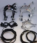 Bmx Brakes Set - Complete Old School Style Calipers & Levers Like Dia Compe. Fixed Price $40.35.