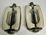 White Schwinn Bicycle 1970'S Union Bow Pedals Used. Fixed Price $20.00.