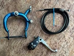 Vintage Blue Weinmann 1024 Rear Brake Caliper & Lee Chi Lever Old School Bmx. Fixed Price $149.99.