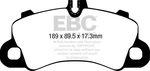 Ebc DP42379R Yellowstuff Street & Track Brake Pads Vented 390MM Dia.. Fixed Price $262.90.