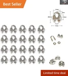 High-quality 20PCS M3 Stainless Steel Cable Clips For Securing Loads Safely. Fixed Price $15.29.