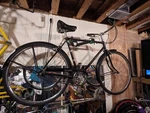 Vtg Raleigh LTD-3 Speed Mens Bicycle Black Beauty England Brooks Seat Nice Bike. Fixed Price $249.95.