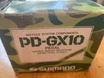 Shimano PD-GX10 Gripper 1/2 Black & Chrome Body Nos, Old School Bmx Camo Box. Fixed Price $169.99.