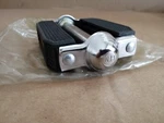 New Vintage D.88 Bicycle Bike Pedal Black 3-3/4" Rubber Block 1/2" Bolt Left. Fixed Price $14.00.