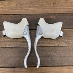 Vintage Campagnolo Brake Lever Set C-record Cobalto Parts Ribbed White Campy. Fixed Price $152.99.