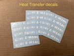 Acs Z Rim Logos Old School Bmx Restoration Decals *heat Transfer*. Fixed Price $20.15.