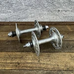 Vintage Campagnolo Track Hub Set 36H Nutted High Flange Fixie 120MM Rear Front. Fixed Price $284.99.