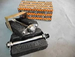 Vintage Phillips Bicycle Steel 4" Pedal 9/16" Axle 1950S Nos. Fixed Price $79.00.