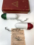 Nos Vintage Delta Hubba Bicycle Light A2138 Rear Red/green #2. Fixed Price $79.99.