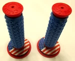 Oakley Grips New Usa B1-B Rare Red Blue Sleeves & Donuts Bmx Bicycle. Fixed Price $359.99.