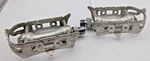 Sr Sakae SP-150 Bicycle Flat Platform Pedals 9/16 Inch Silver Vintage Japan. Fixed Price $21.88.