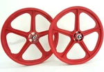 Skyway Bmx 20" Tuff Red Retro New Wheelset Sealed Bearings 3/8 Axle. Fixed Price $174.99.
