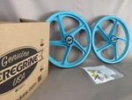 Peregrine Master Graphite 20" Wheel Set - Turquoise For Redline Rl 20II. Rare. Fixed Price $700.00.