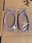 Old School Bmx Purple Front Rear Brake Cables Redline Gt Peregrine Dia Compe. Fixed Price $30.00.