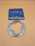 Nos New Nib Simplex Pcb Durex Double Chainring 1950S. Fixed Price $231.34.