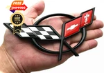 1X 1997-2004 Corvette C5 Rear Cross Flags Emblem 3D Deck Lid Badge Red Black. Fixed Price $52.98.