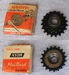 Nos Maillard Atom 5SP French Thread Freewheel 14-19 Roue Libre, New In Box 80'S. Fixed Price $49.00.
