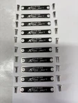 Genuine Schwinn Stingray Seat Tags (10 Pcs) For Krate Fastback Bicycles W/rivets. Fixed Price $49.95.