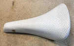 Cinelli Volare Slx Perforated White Leather Saddle Vintage Italy Excellent Cond.. Fixed Price $295.00.