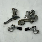 Vintage Suntour Alpha Indexed Group Set Shifters And Derailleurs. Fixed Price $39.99.