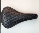 Unmarked Vintage Quilted Bmx Seat Black Faux Leather Saddle With Built-in Spring. Fixed Price $42.00.
