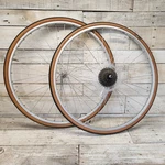 1992 Sun Mistral Eyeletted Wheelset 700C Shimano FH-HG50 Hubs 7SP Cannondale. Fixed Price $159.97.