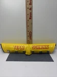 Vintage Nos Team Schwinn Bicycle Bmx Handlebar Crossbar Pad / 12" Yellow & Red. Fixed Price $37.99.