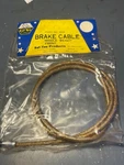 Vintage Nos Saf-tee Gold Glitter Middle Weight Front Brake Cable No. 646. Fixed Price $10.00.