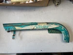 Vintage 1950'S Columbia Hi-way Patrol Special Green Chain Guard. Fixed Price $40.00.
