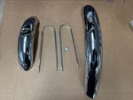 Schwinn Bicycle Stingray Orange Pea Picker Apple Krate Chrome Fender Set Bolt On. Fixed Price $145.00.