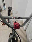 Tony Hawk Bmx Bike Gray/red 26IN Steel Frame, Bar, Caliper Brakes. Fixed Price $70.09.
