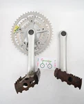 Shimano Exage FC-M250, 170MM Arms Crankset Triple 48/38/28T /w Pedals. Fixed Price $29.97.