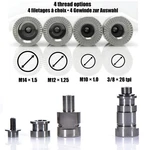 Bob Yak Ibex Titanium Trailer Axle Nuts Set M10 M12 M14 3/8 Rohloff Alfine. Fixed Price $63.99.