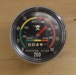 Vtg Western Flyer 200 Bicycle Speedometer Untested. Fixed Price $29.99.