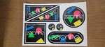 Zeronine Number Plate Decals 3" Bmx Gt Jmc Cw Pk Hutch 1985. Fixed Price $18.00.