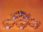 6 Vintage Shimano Steel 1" Bmx Bike Schwinn Bicycle Chrome Cable Clamps. Fixed Price $17.00.